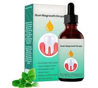 DentiZen Gum Regrowth Drops, 2023 New Dentizen Gum Therapy Gel, Dentizen Drops,Natural Gum Restore Plus Liquid Drops Mouthwash, Gum Regrowth for Receding Gums, Gum Repair Regrowth. (3Pcs)