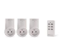 Dentro Conector Remoto - Conector Remoto - Toma de Corte Actual - Tomando télécomandée con Mando a Distancia - Kit 3 Tomada por Control Remoto Controlpower 2300W - HCN0016 SCS Sentinel