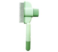 Dents En Acier Inoxydable Pour Chats Et Chiens, Peignes À Métal Animaux De Compagnie Brosse Pour Chats Et Chien, Bouton De DéClenchement Des Chiens Auto-Nettoyants