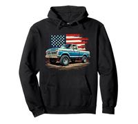 Dentside Classic Truck Dentside Lifted Highboy 4x4 Patriotic Sudadera con Capucha
