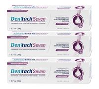 Denttach Adhesivo para prótesis dental, adhesivo termoplástico para prótesis, cojín y revestimiento, agarre cómodo y seguro para prótesis dentales hasta 7 días, sin pegamento, sin zinc, revestimiento