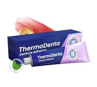 Denture Adhesive - Temporary Strong Hold Glue for Partial Retainers Daily Care | 40g Tube with Easy Application, Long-Lasting Comfort Formula for Women Men Seniors Travel Eating Chewing Outdoors