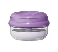 Denture Bath Case - Portable Soaking Container for False Teeth | Compact Holder with Leak-Proof Lid & Easy Cleaning Feature for Retainer, Mouthguard, Daily Rinsing, Travel, Business Trips and Home