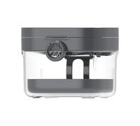 Denture Containers for Soaking, Denture Holder Case Set, with Mirror Set Teeth Protection Cover, Cleaning Tool for Bathroom Child Travel Teen Girl Retainer Night Guard Storage, Gris, Se référer au