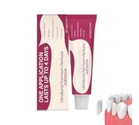 Denture Cream - Secure Hold Adhesive, Thermoplastic Portable Teeth Care Paste for Strong Fit Comfort Use, Denture Fixing Cream for Travel Vacation Daily Care Routine Use, Adhesive Product