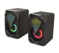 Altavoces gaming denver gas - 500 - 2 x 3w rms - usb - rgb