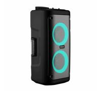 Denver Altavoz Bluetooth TSP-353 Trolley 400 W inalámbrico con iluminación LED