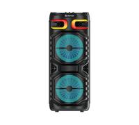 Altavoces Denver Party inalámbricos y cableados 16 W con Bluetooth y luz LED