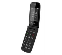 Denver BAS-24800L - Teléfono móvil para personas mayores 4G con estación de carga y botón de emergencia SOS, teclas grandes, sin contrato, volta, Bluetooth, radio FM, linterna, IP54, pantalla a color