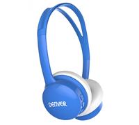 Denver - BTH-150BLUE auricular y casco Auriculares Inalámbrico y alámbrico Diadema Música Micro USB Bluetooth Azul