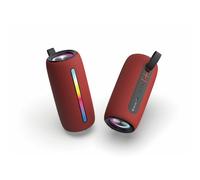 Denver btl-360bd altavoz bluetooth burdeos con luz rgb, tws, usb/micro
