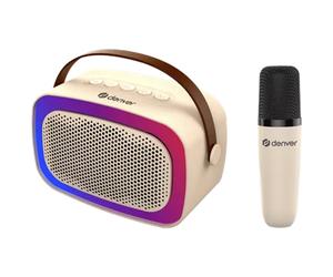 Denver btm-610 altavoz portátil o de fiesta blanco 10 w