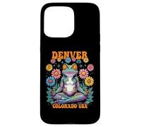 Denver, Colorado, EE. UU., Psychedelic Frog Chill Zen Design Carcasa para iPhone 15 Pro MAX