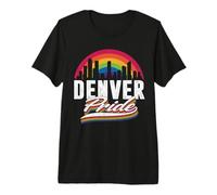 Denver Colorado LGBT Lesbian Gay Bisexual LGBTQ Pride Camiseta Premium