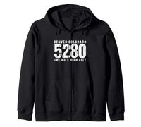 Denver Colorado The Mile High City 5280 - Recuerdo Sudadera con Capucha