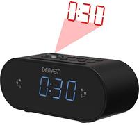 Denver CRP-717black Reloj Digital Negro - Radio (Reloj, Digital, FM,PLL, LED, 2,29 cm (0.9"), Negro)