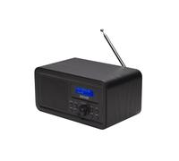 Denver DAB-30BLACK Radio Portátil 1W RMS - Negro Digital Personal, radio digital DAB+, Funciona con 230V o pilas