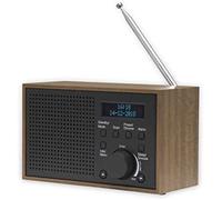 Denver DAB-46 Radio portátil Dab+/FM Gris Oscuro, Pantalla LCD, Altavoz 2 W, Funcionamiento con Pilas AA