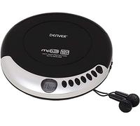 Denver DM-389 Portable CD player Negro, Plata - Unidad de CD (MP3, Giratorio, 24 mm, 150 mm, 136 mm, Negro, Plata)