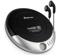 Reproductor de CD portátil MP3 (Negro/Gris) - DENVER