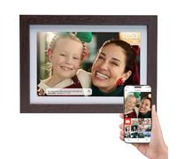 Denver - PFF-1042DWMK2 marco fotográfico digital Madera 25,6 cm (10.1") Pantalla táctil Wifi
