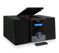 Denver MDA-285 Microcadena Dab/FM con CD, Bluetooth, USB MP3, AUX, Auriculares, Doble Alarma, 2 x 5 W RMS