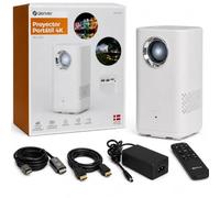 Denver Mini Proyector Portatil con Bateria, Proyector Bluetooth, 150 ANSI | Proyector portatil bateria integrada, Hasta 2 h, HD 720p, Entrada 4K, 150 ANSI, Bluetooth, Altavoz 3 W, HDMI, USB-A