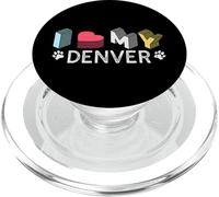 Denver Nombre de Perro Personalizado Denver Pet Lover PopSockets PopGrip para MagSafe