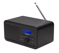 Denver Radio DAB-30 Dab+ con sintonizador FM y función Despertador, Color Negro