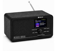 Denver Radio Dab+, Radio Internet WiFi, Bluetooth 5.0, FM Digital | DAB+, FM, Internet WiFi, Bluetooth, Pantalla color, Doble alarma, Sleep timer, Snooze