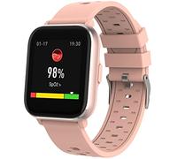 Denver Reloj Inteligente Bluetooth SW-164ROSE. Medición de Temperatura Corporal, oxígeno en Sangre y frecuencia cardíaca. Monitor Actividad Deportiva. Compatible iOS y Android.