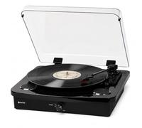 Denver Tocadiscos de Vinilo, Tocadiscos Bluetooth con Altavoces USB Vintage | Tocadiscos con salida Bluetooth, altavoces integrados, 33⅓/45/78 RPM, reproducción y grabación MP3 USB/SD, salida phono