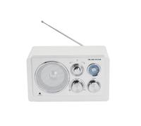Denver tr-63w tischradio am, fm aux blanco