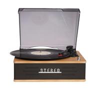 Denver VPB-262LW - Tocadiscos Bluetooth (aspecto de madera)