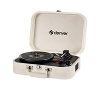 Denver vpl-130 tocadiscos retro retro, 3 velocidades, altavoces integr