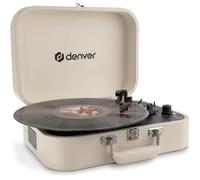 Denver VPL-130 Tocadiscos Retro Retro, 3 velocidades, Altavoces Integrados, Salida de Audio, Parada automática
