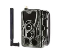 Denver WCL-8040MK2 Cámara de vigilancia 4G LTE, Tuya Smart, Sensor CMOS 8 MP, 38 LED IR, Pantalla 2”, IP65