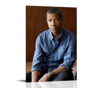 Denzel WashingtonArt - Lienzo impreso de pinturas al óleo, reproducción moderna en lienzo, ilustraciones abstractas de paisajes impresos en lienzo, arte de pared para decoración del hogar y la oficina