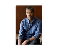Denzel WashingtonArt - Lienzo impreso de pinturas al óleo, reproducción moderna en lienzo, ilustraciones abstractas de paisajes impresos en lienzo, arte de pared para decoración del hogar y la oficina