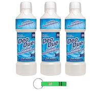 DEO DUE Ammorbidente Concentrato Fiori Azzurri, Suavizante concentrado de flores azules, ideal para todas las prendas, 50 lavados, 1 litro + llavero Beni Culinari gratuito