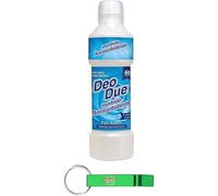 DEO DUE Ammorbidente Concentrato Fiori Azzurri, Suavizante concentrado de flores azules, ideal para todas las prendas, 50 lavados de 1 litro + llavero Beni Culinari gratuito