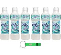 DEO DUE Ammorbidente Concentrato Fiori d'Acqua, Suavizante concentrado de flores de agua, ideal para todas las prendas, 50 lavados de 1 litro + llavero Beni Culinari gratuito
