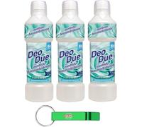 DEO DUE Ammorbidente Concentrato Fiori d'Acqua, Suavizante concentrado de flores de agua, ideal para todas las prendas, 50 lavados de 1 litro + llavero Beni Culinari gratuito