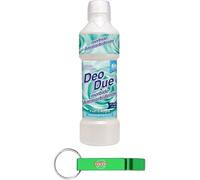 DEO DUE Ammorbidente Concentrato Fiori d'Acqua, Suavizante concentrado de flores de agua, ideal para todas las prendas, 50 lavados de 1 litro + llavero Beni Culinari gratuito