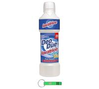 DEO DUE Detersivo Lavatrice Fiori Azzurri, Detersivo Detersivo Lavadora Líquido, 25 lavados 1000 ml + Llavero Beni Culinari