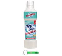 DEO DUE Detersivo Lavatrice Fiori D'Acqua Detersivo - Detersivo para lavadora (12 unidades, 25 lavados, 1000 ml, incluye llavero Beni Culinari gratuito)