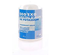 Deo' Exo - Cristal de alumbre de potasio de potasio 60 G