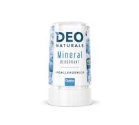Deo Naturals - Mineral Desodorante Stick Neutro, con alumbre de roca, no mancha, hipoalergénico, eliminas los malos olores 50 g