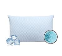 Deodar Almohada Viscoelástica Cervical Suave y Transpirable con Soporte para Cabeza y Cuello - 40x80 cm Blanco Espiral 1 Pieza