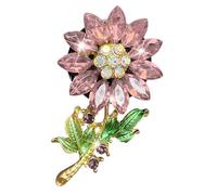 Deodorante per auto a forma di girasole scintillante con cristalli, clip per bocchette di ventilazione con strass, clip bocchette ventilazione un arredamento elegante e una fragranza du